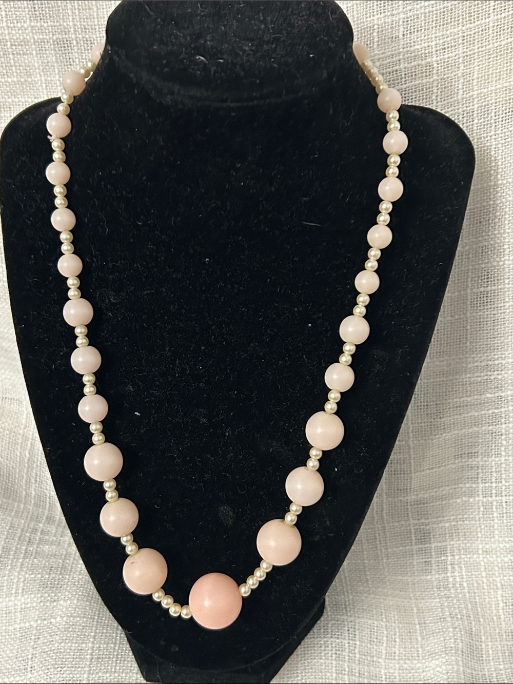Elegant Pink Beaded Necklace